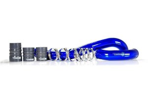 Ford F-250 Intercooler Pipe - Sinister Diesel - Hot Side Charge Pipe - Sinister Blue - `08-`10